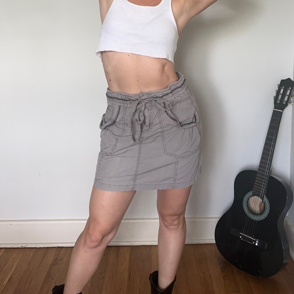 Vintage Y2K cargo skirt